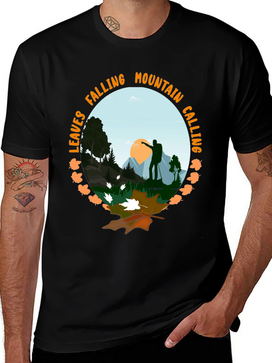 Mountain Calling T-Shirt - Nature Adventure Tee