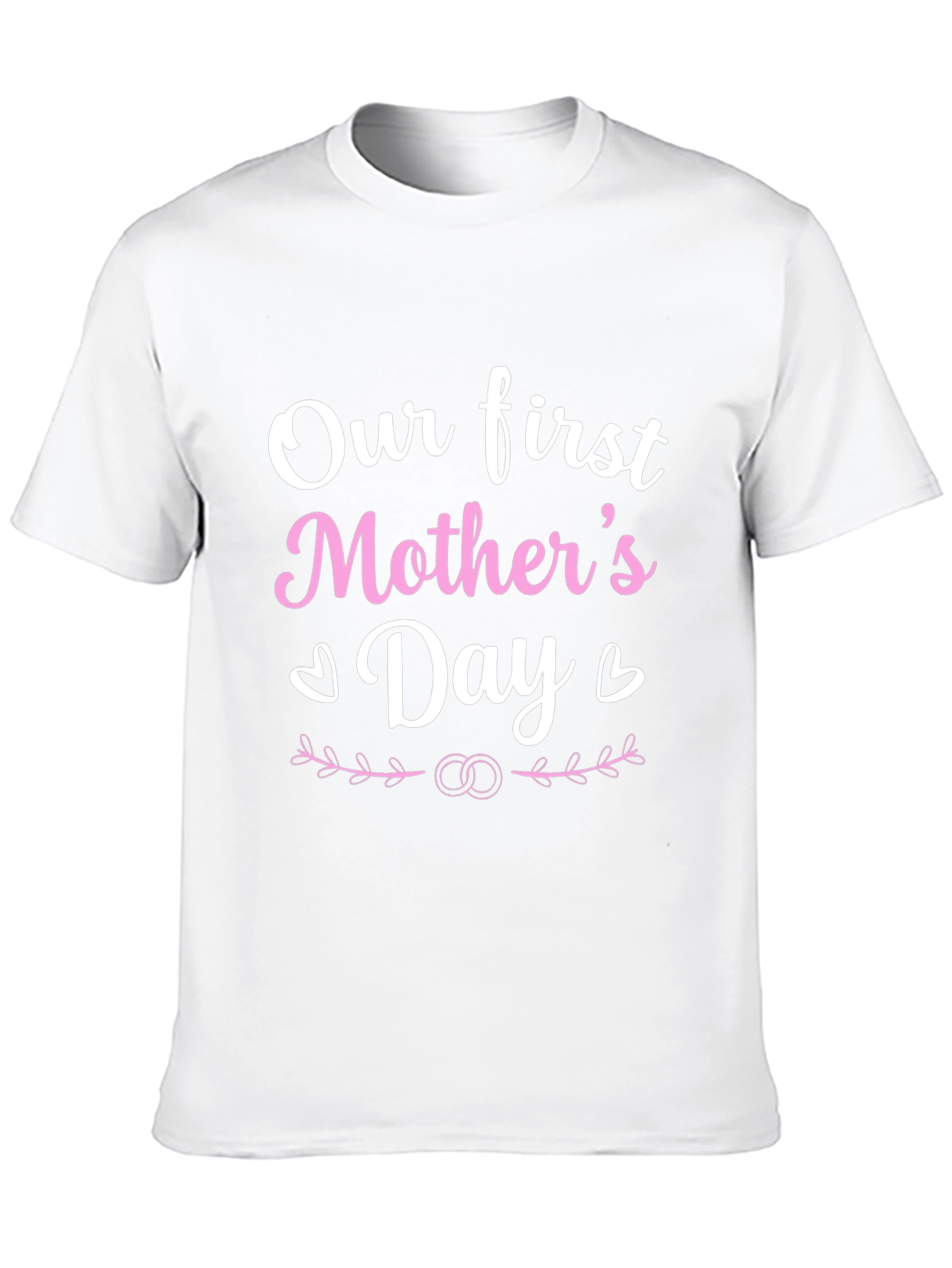 Our First Mothers Day T-Shirt - Black