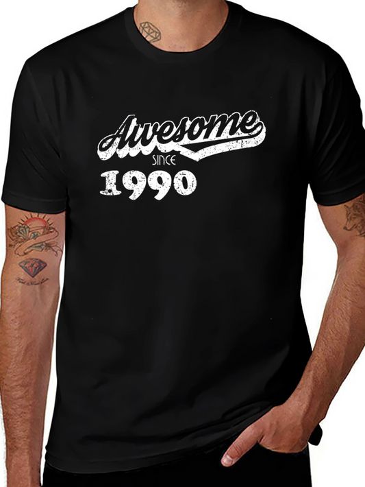 Awesome Since 1990 Black T-Shirt