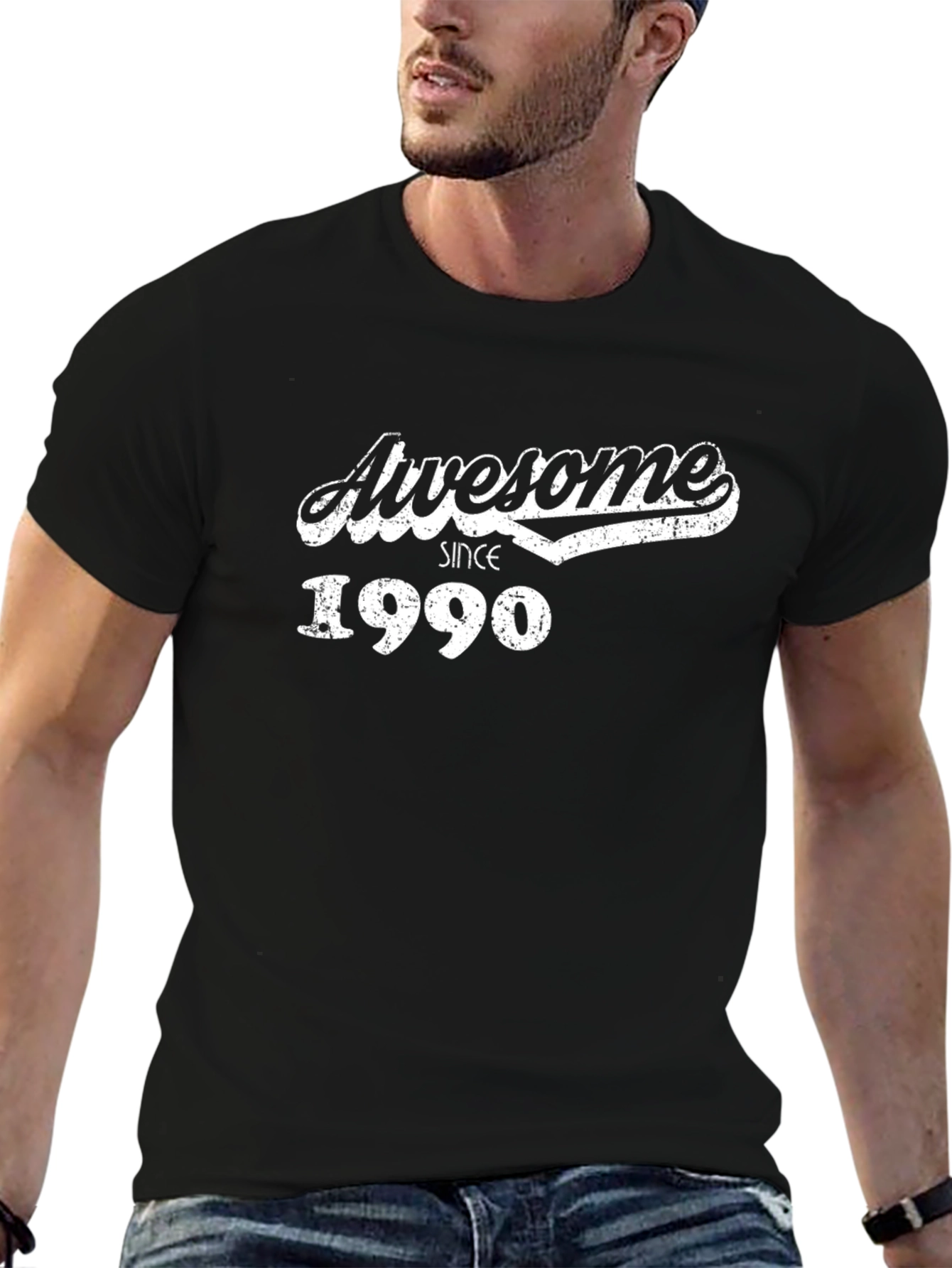 Awesome Since 1990 Black T-Shirt