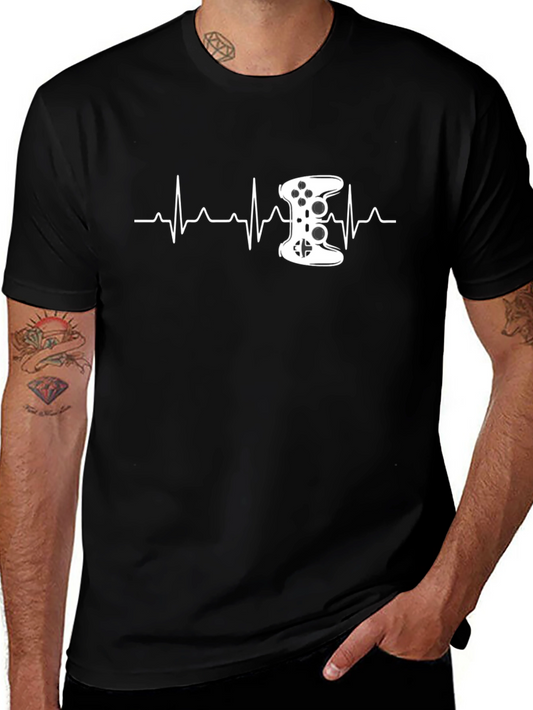 Gamer Heartbeat T-Shirt - Controller Design