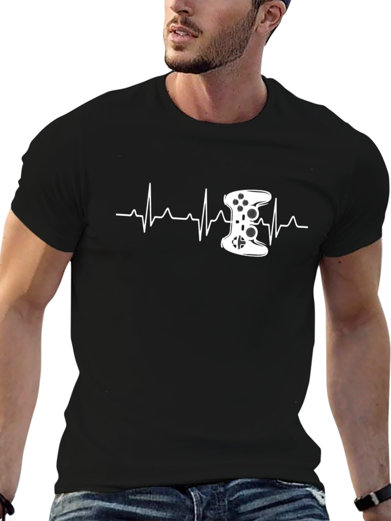 Gamer Heartbeat T-Shirt - Controller Design