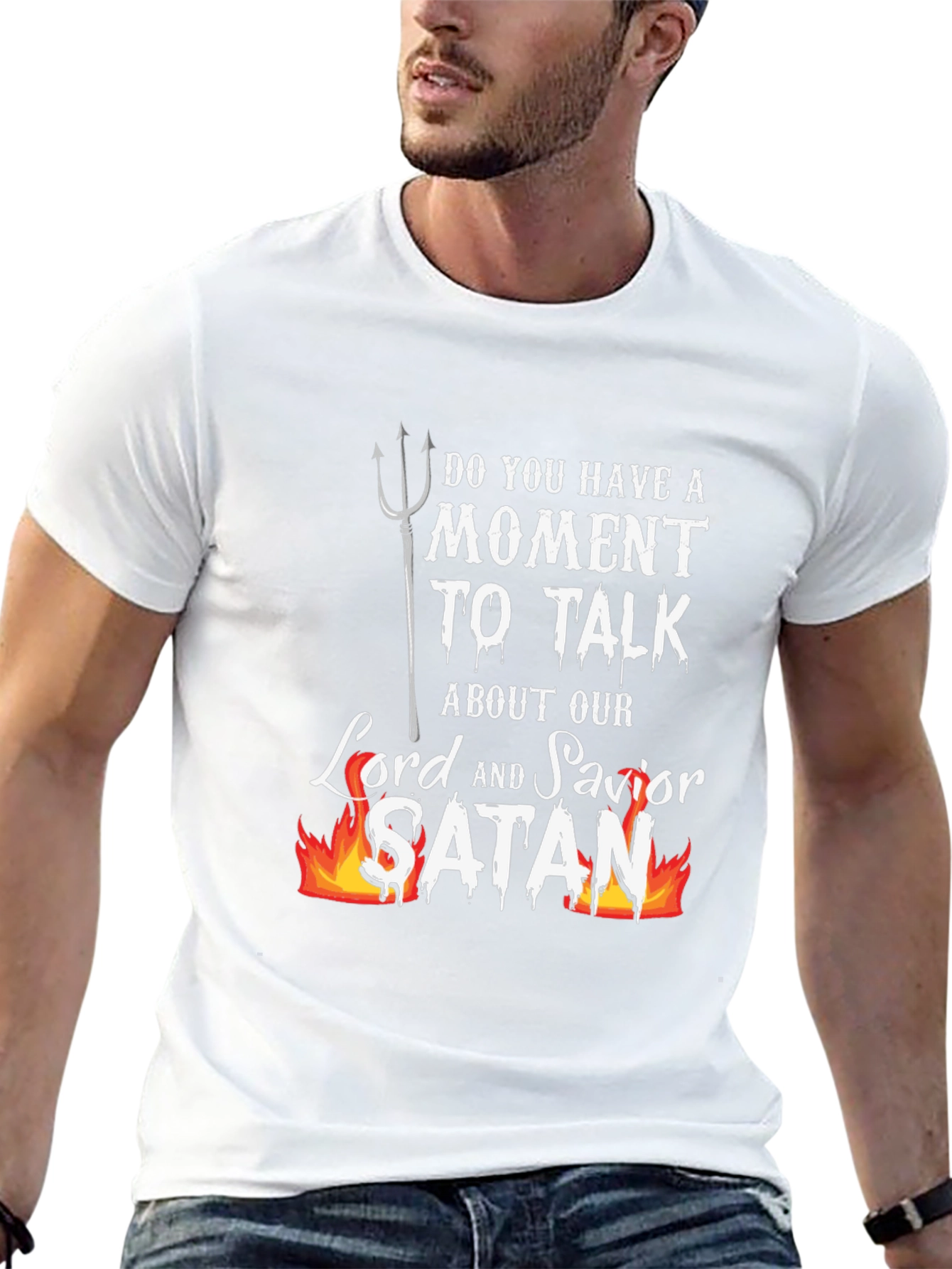 Satan Lord and Savior Graphic Tee