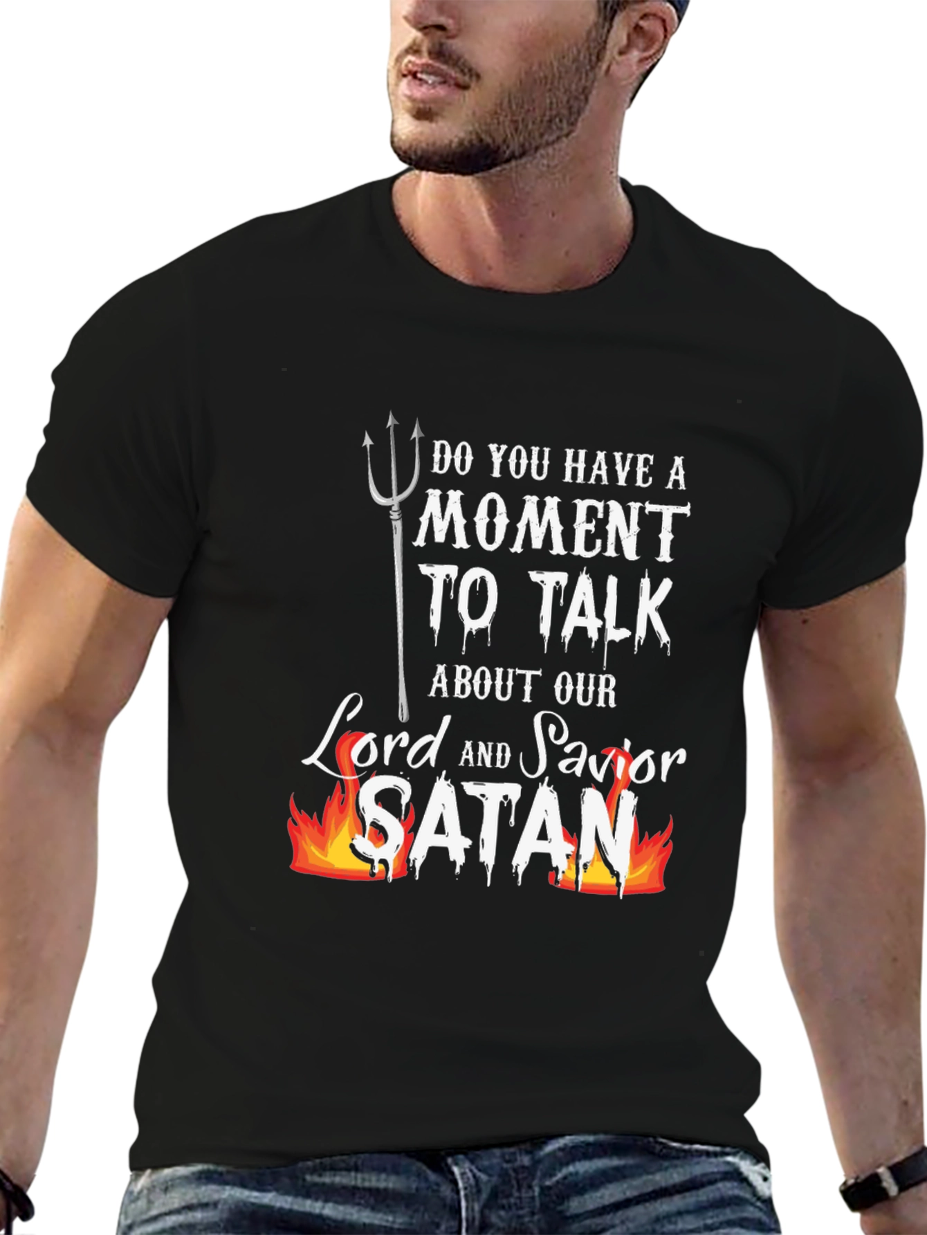 Satan Lord and Savior Graphic Tee