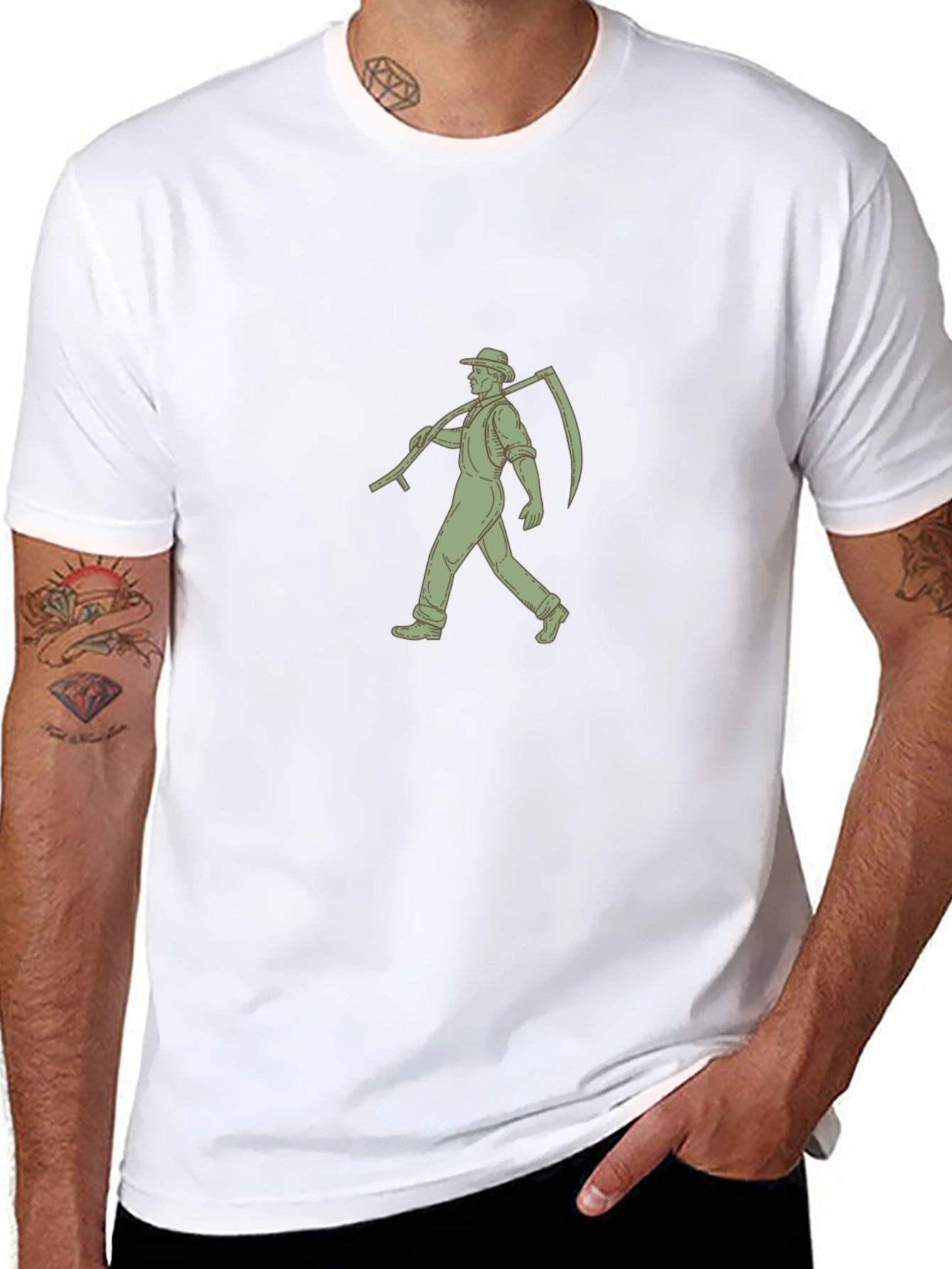 Grim Reaper Graphic Black Tee