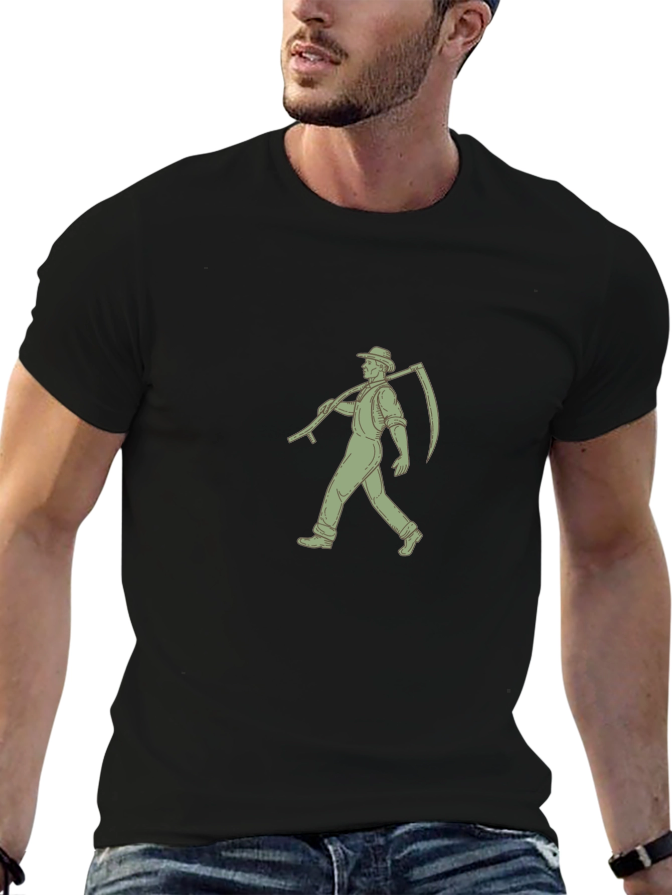 Grim Reaper Graphic Black Tee