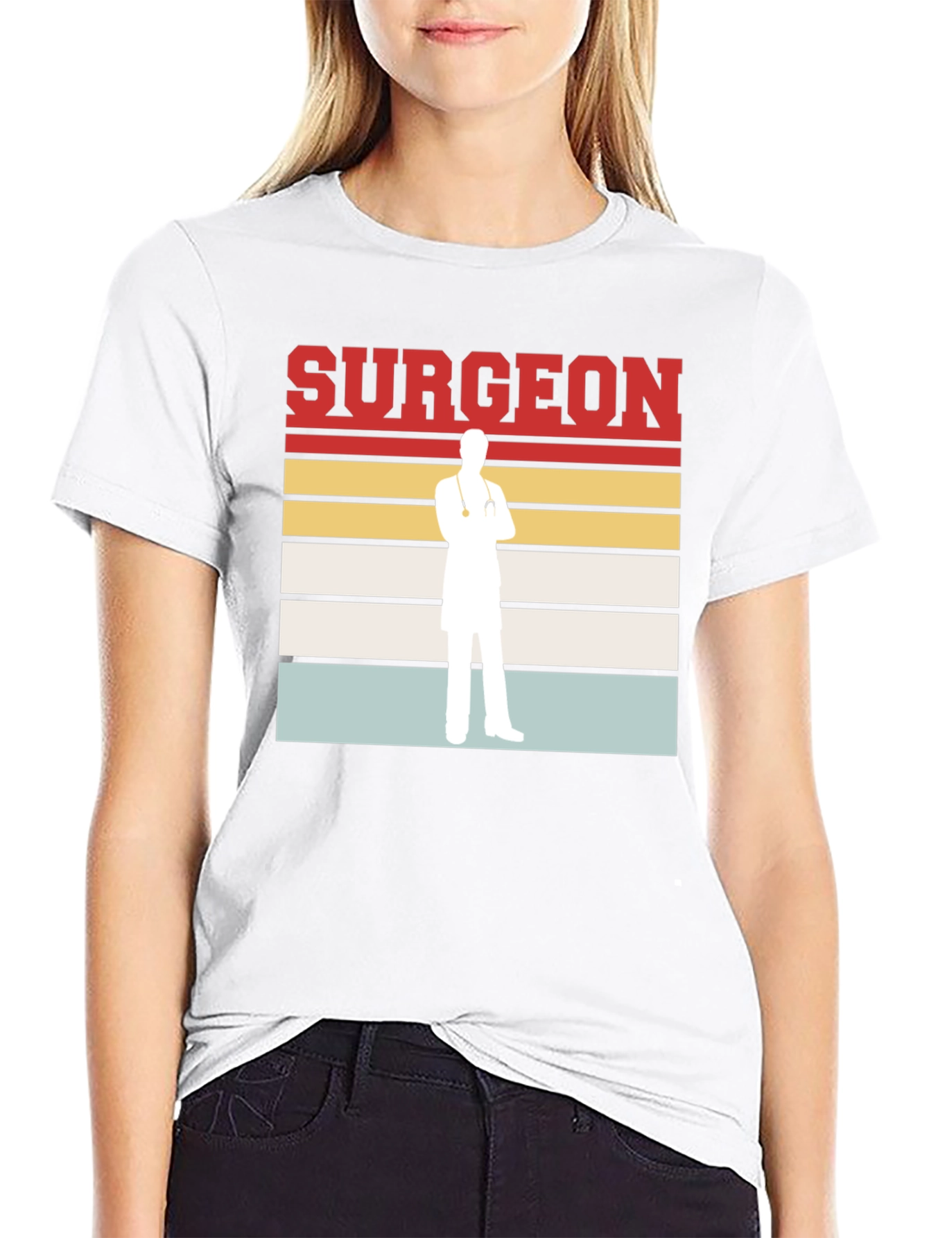 Surgeon Graphic Tee - Retro Medical Doctor T-Shirt