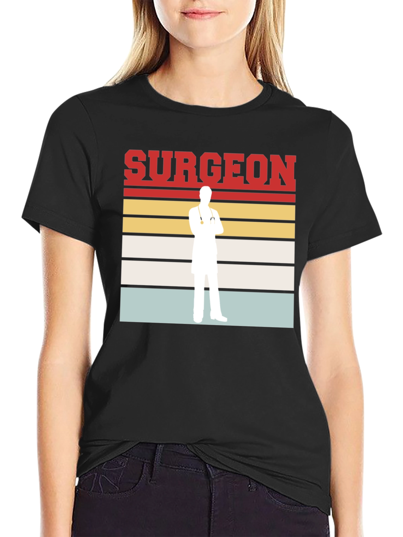Surgeon Graphic Tee - Retro Medical Doctor T-Shirt