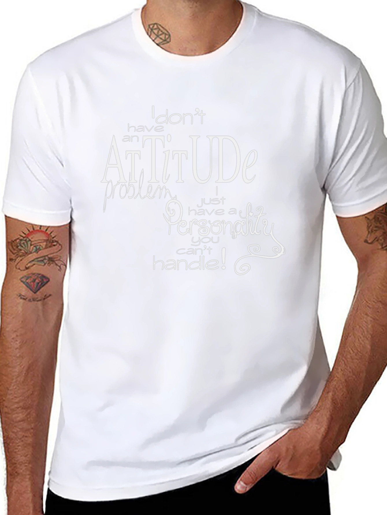Attitude Personality Graphic Tee