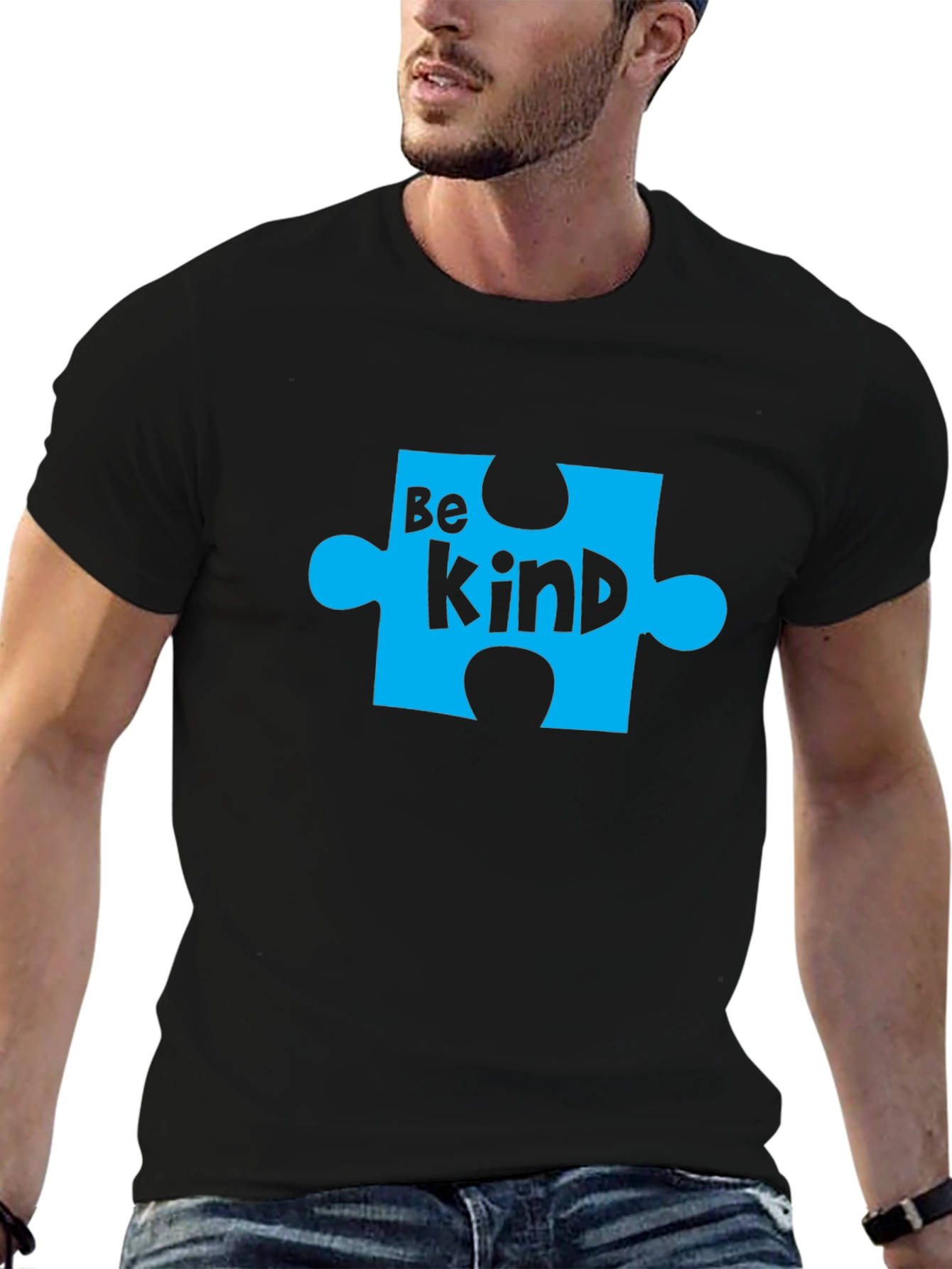 Be Kind Autism Awareness Puzzle Piece T-Shirt