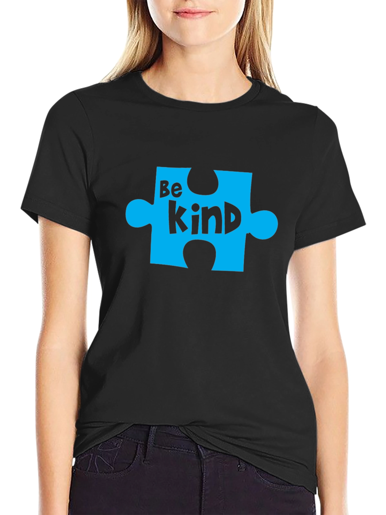 Be Kind Autism Awareness Puzzle Piece T-Shirt