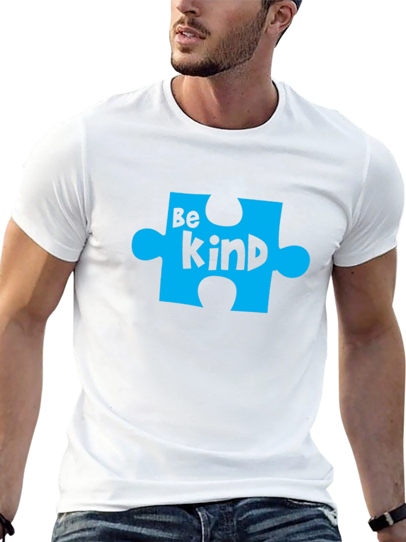 Be Kind Autism Awareness Puzzle Piece T-Shirt
