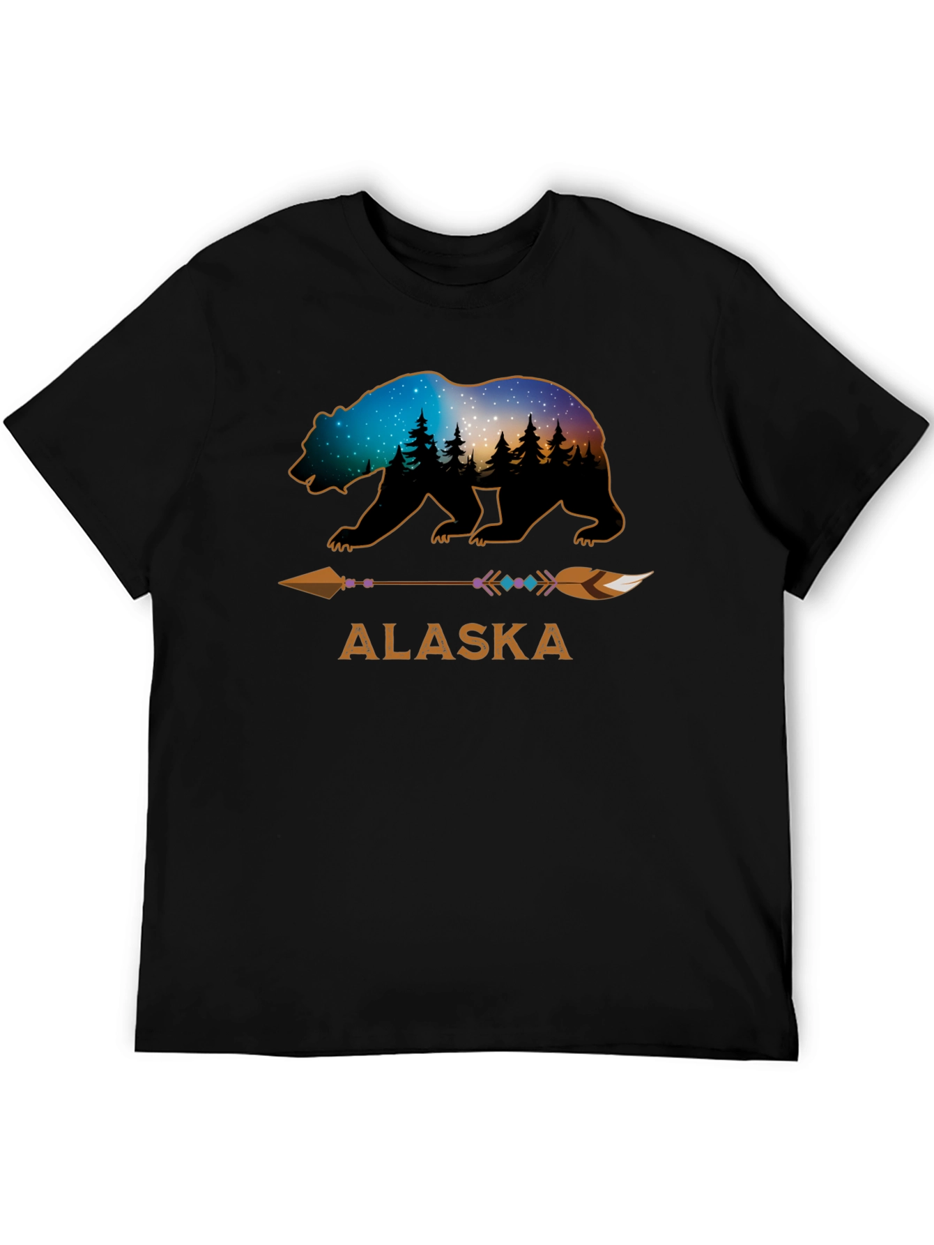 Alaska Bear Arrow Graphic T-Shirt