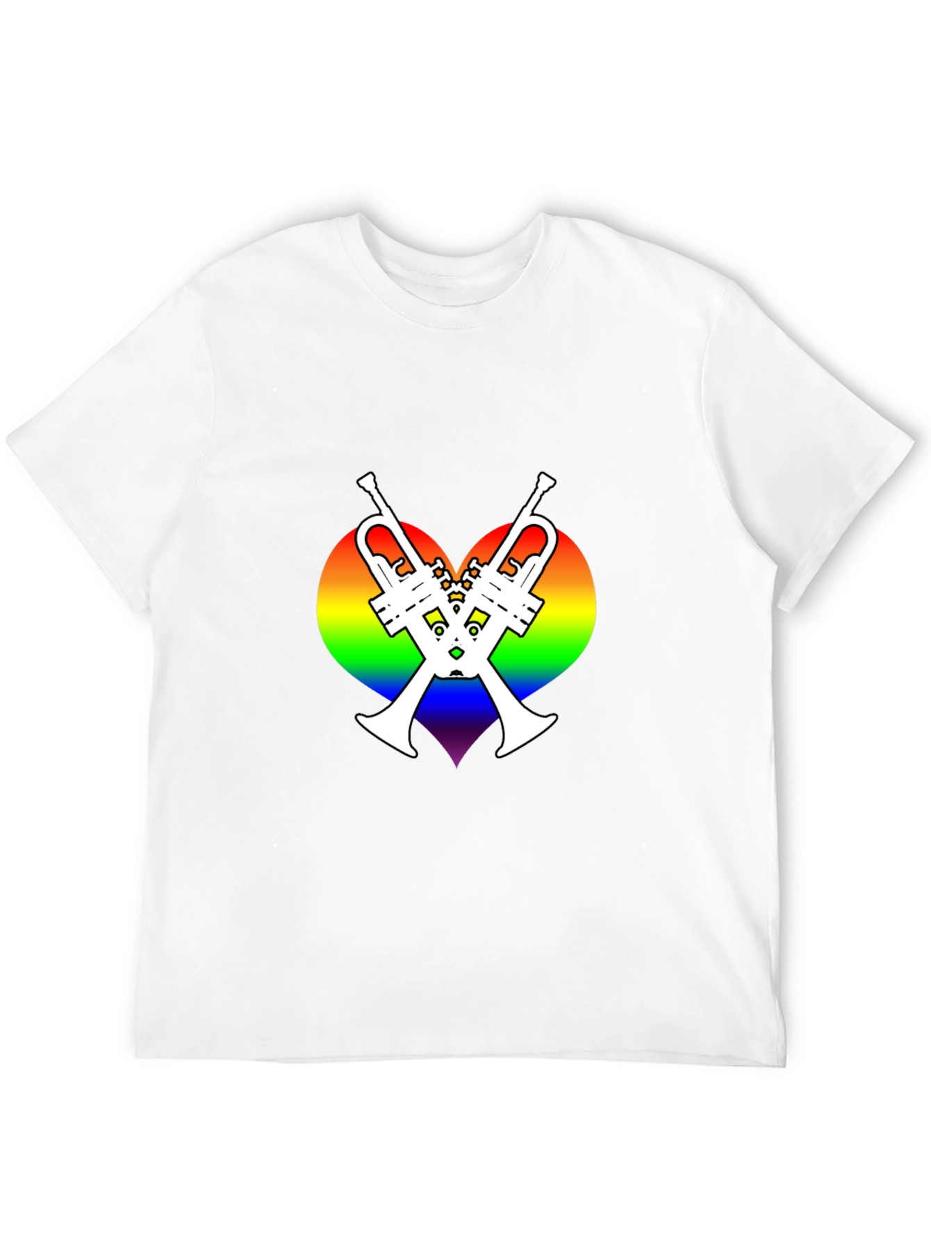 LGBT Pride Trumpet Heart T-Shirt