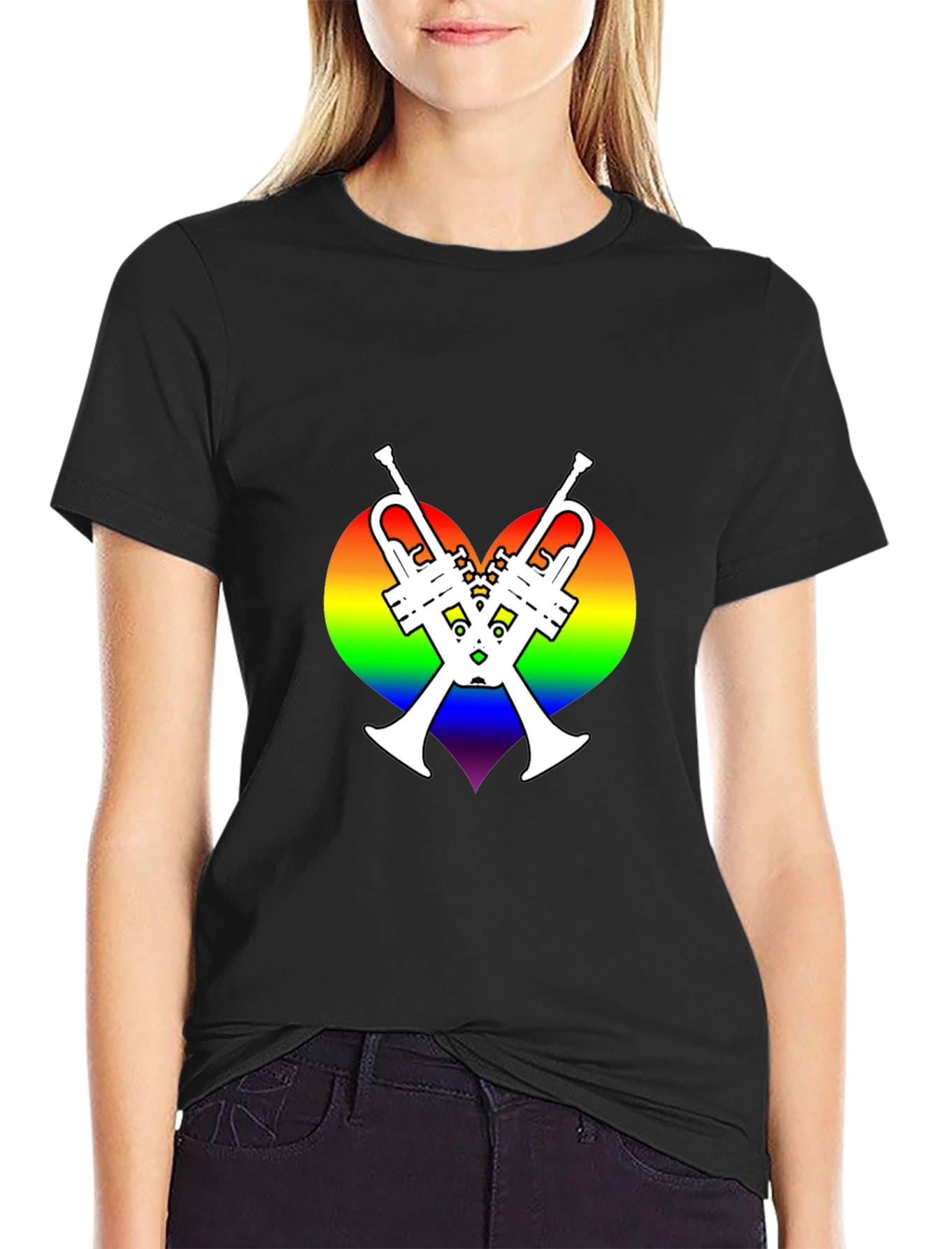 LGBT Pride Trumpet Heart T-Shirt