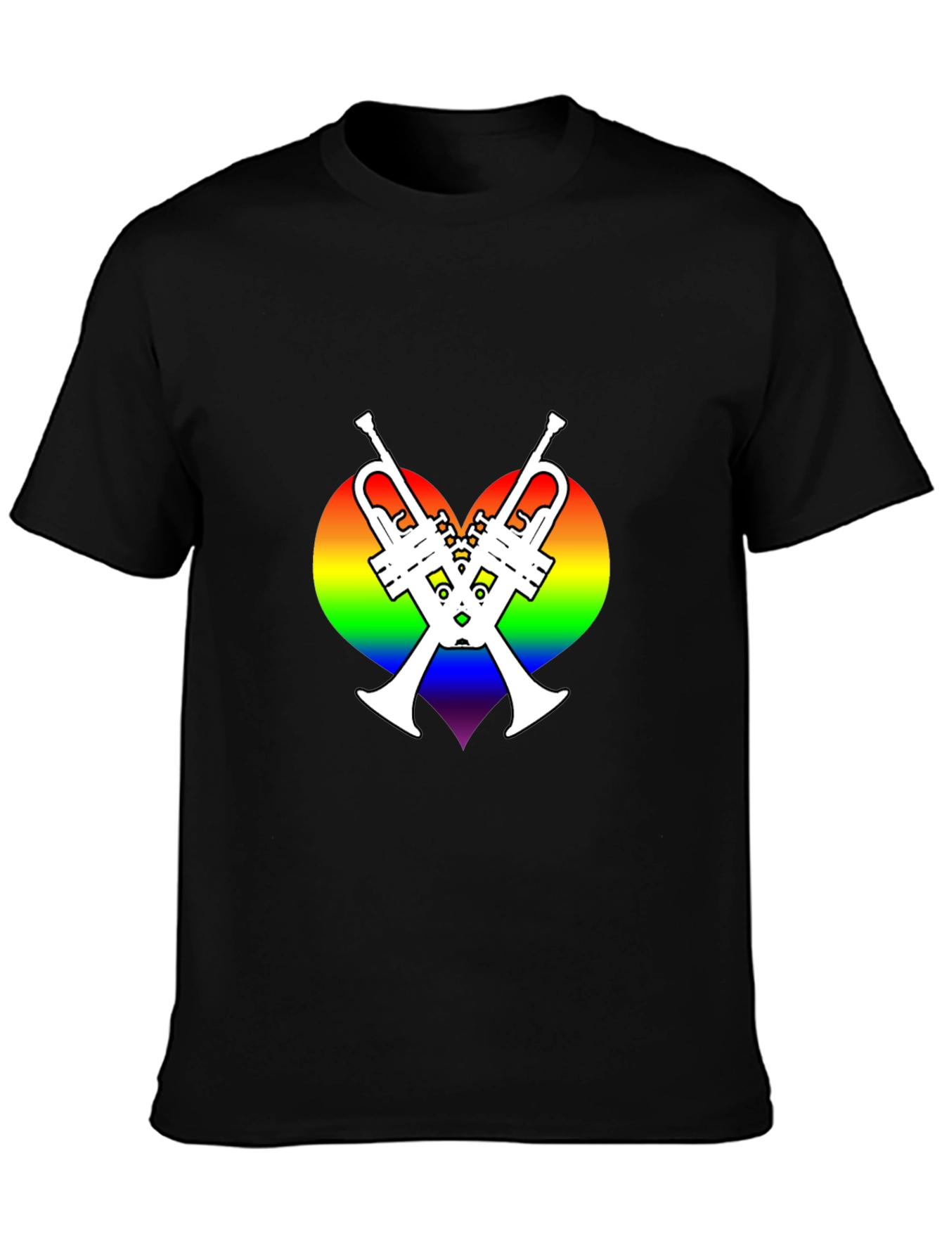 LGBT Pride Trumpet Heart T-Shirt