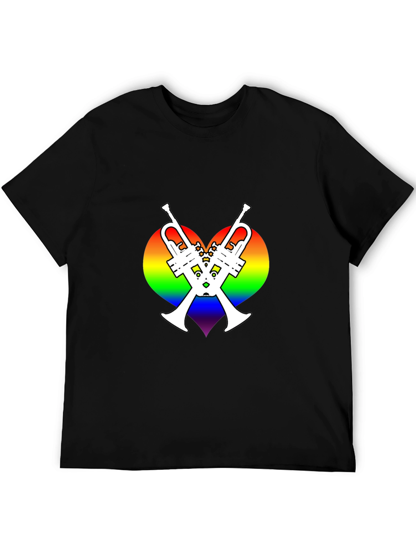 LGBT Pride Trumpet Heart T-Shirt