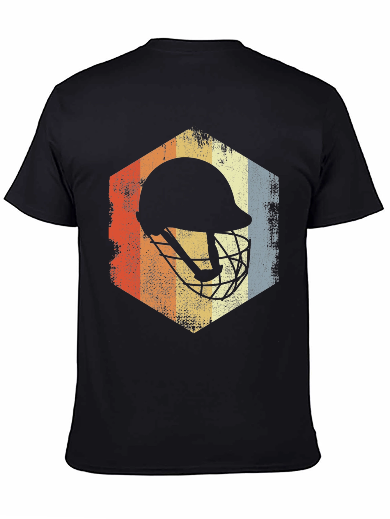 Retro Lacrosse Helmet T-Shirt