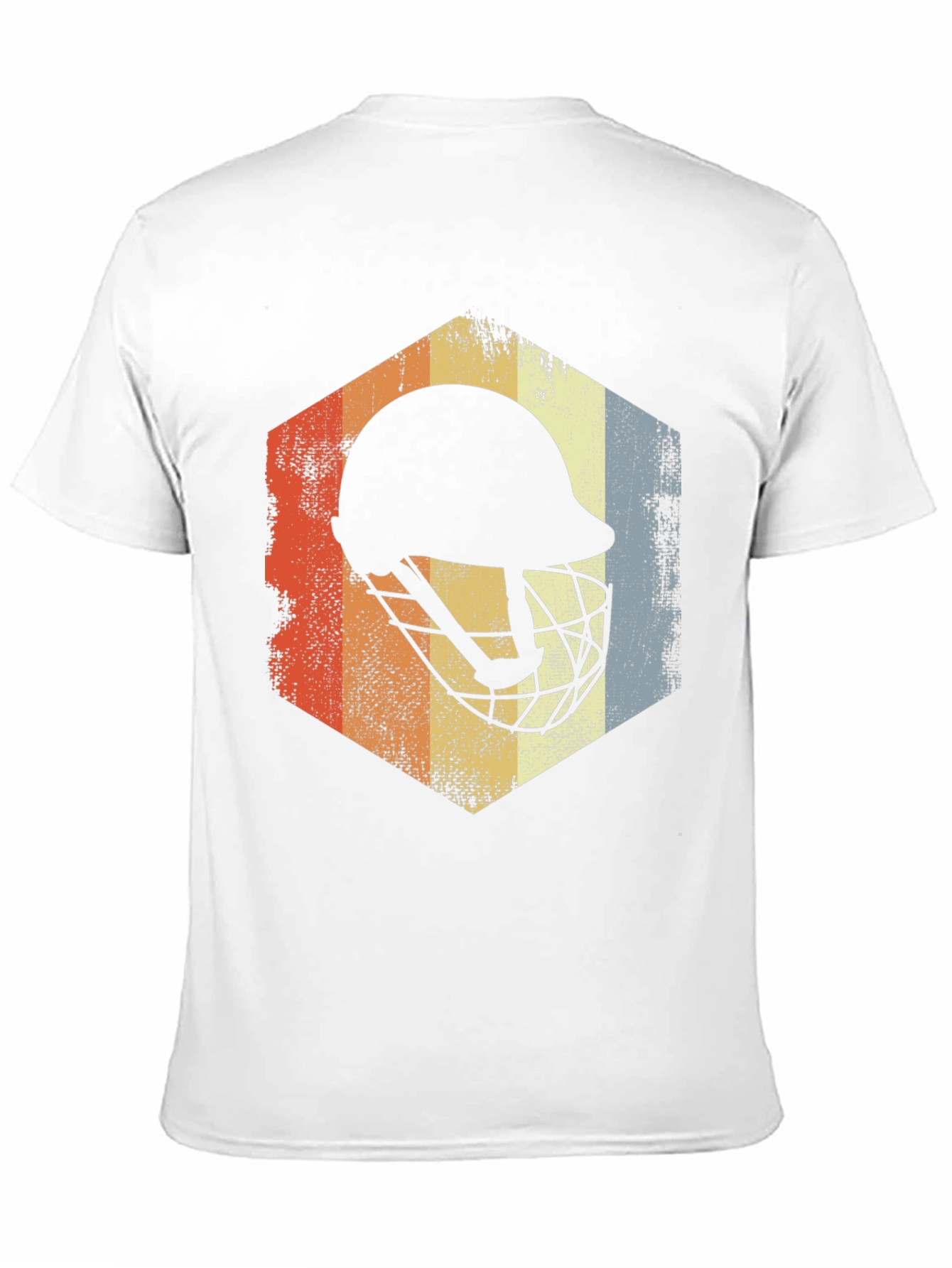 Retro Lacrosse Helmet T-Shirt