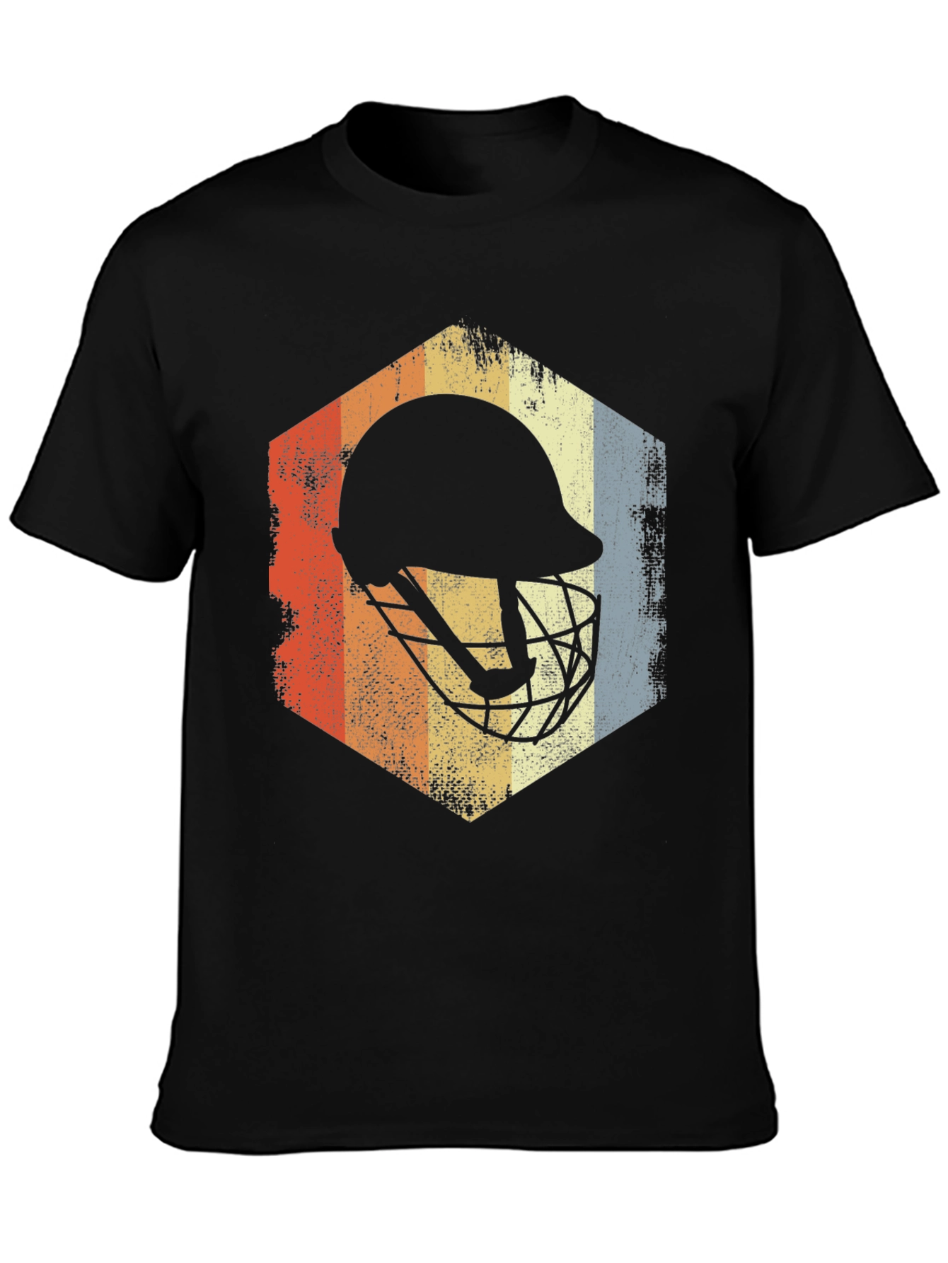 Retro Lacrosse Helmet T-Shirt
