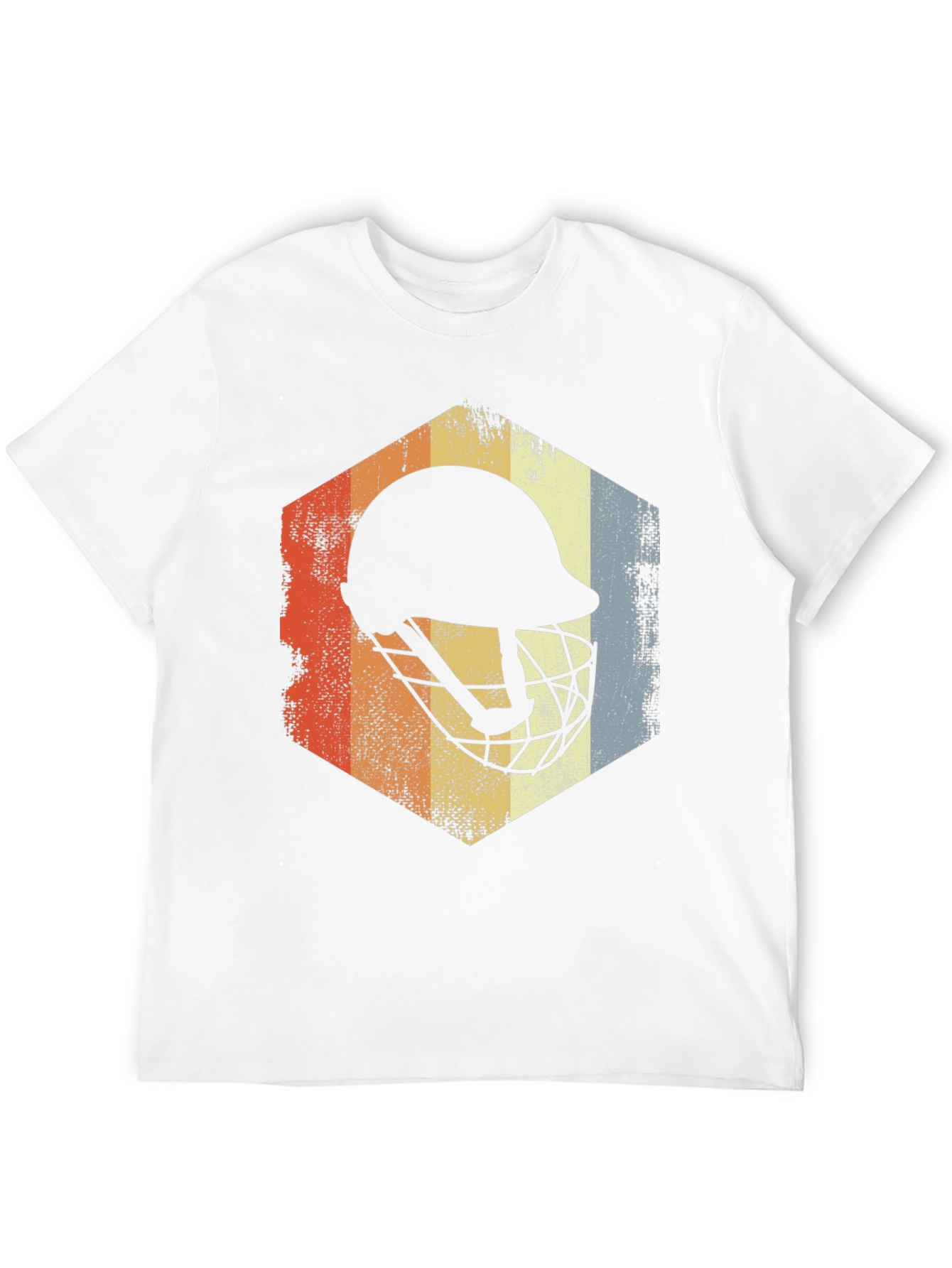 Retro Lacrosse Helmet T-Shirt