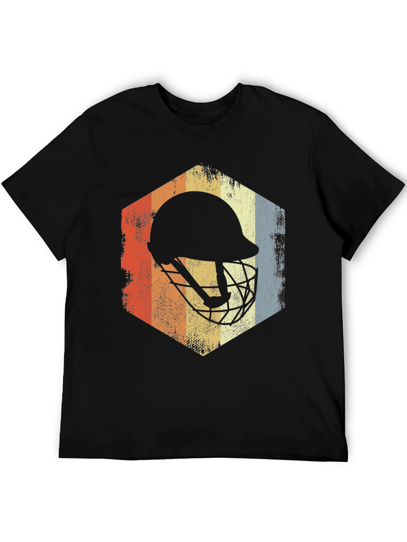 Retro Lacrosse Helmet T-Shirt