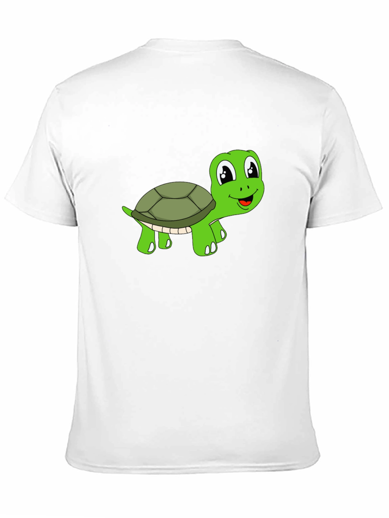 Cute Turtle Graphic T-Shirt - Black