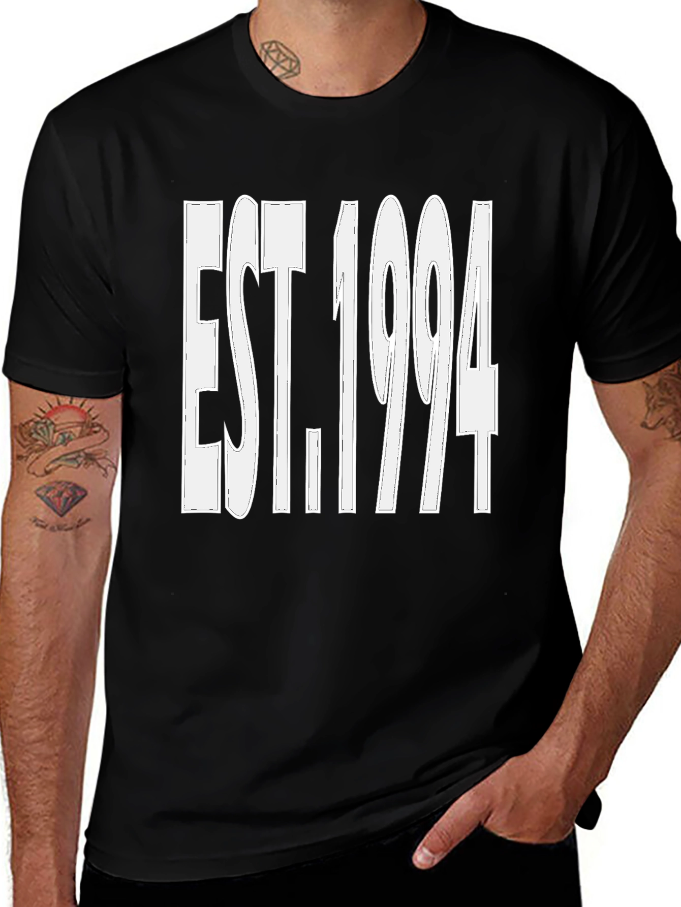 Est. 1994 Black T-Shirt - Classic Style
