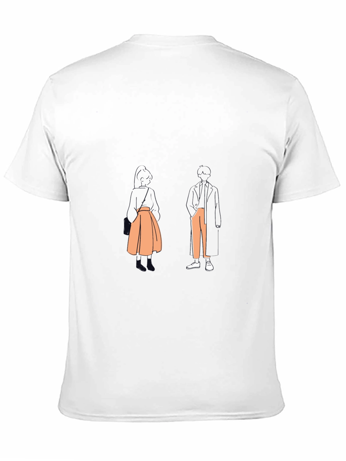 Stylish Black T-Shirt with Abstract Graphic