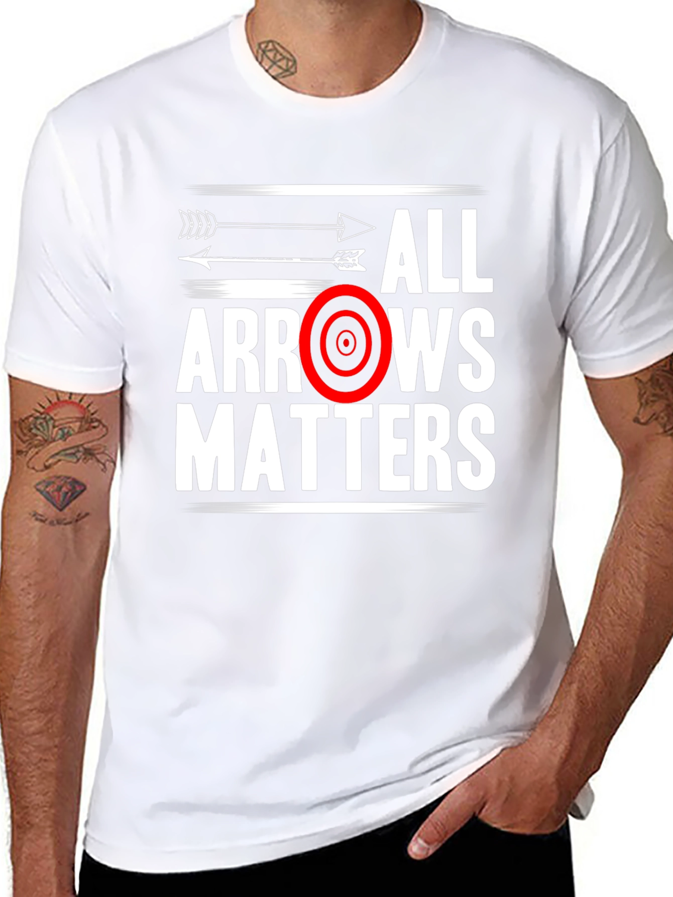 All Arrows Matter T-Shirt Archery Target Design