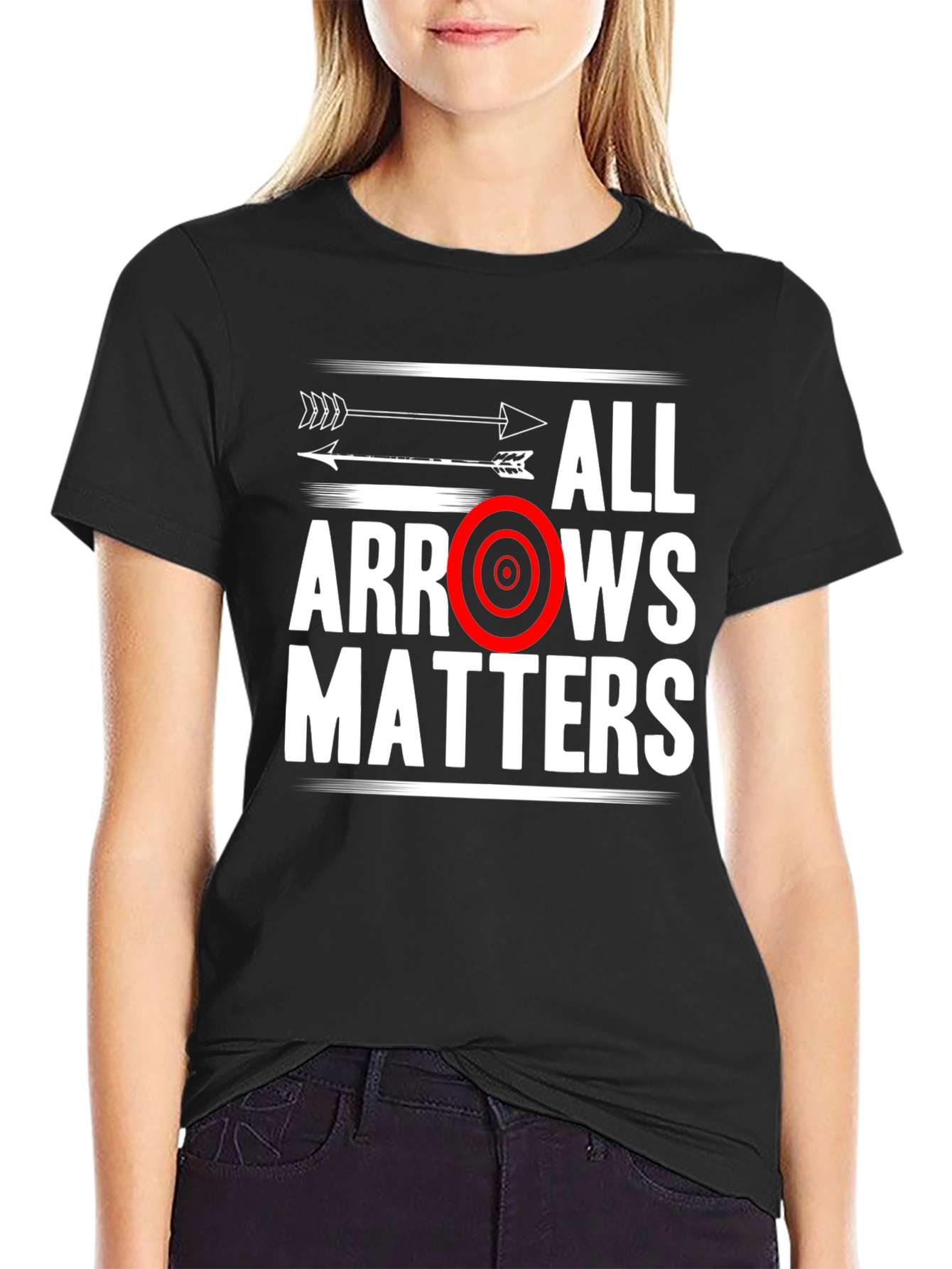All Arrows Matter T-Shirt Archery Target Design