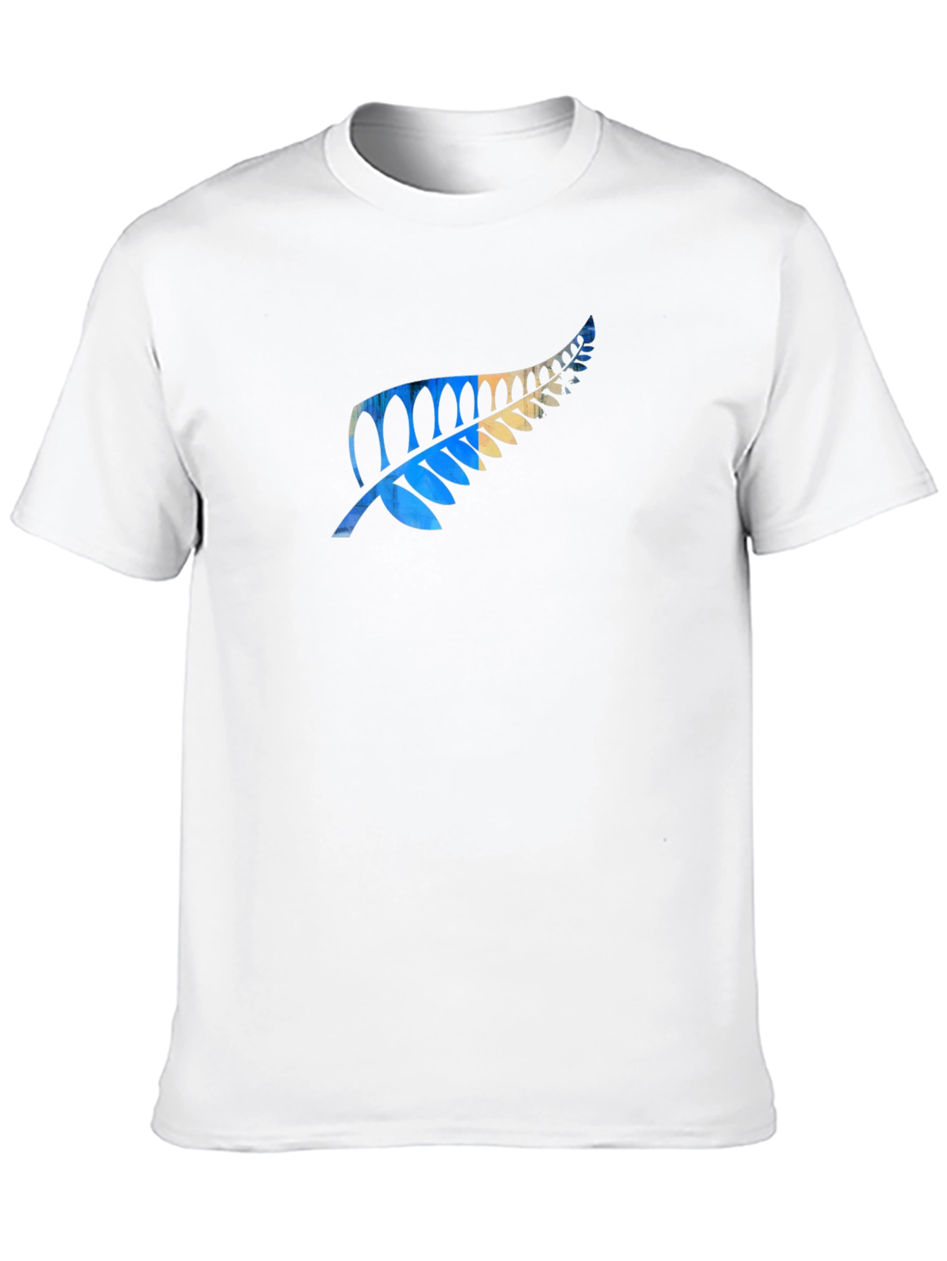 Fern Print Black T-Shirt