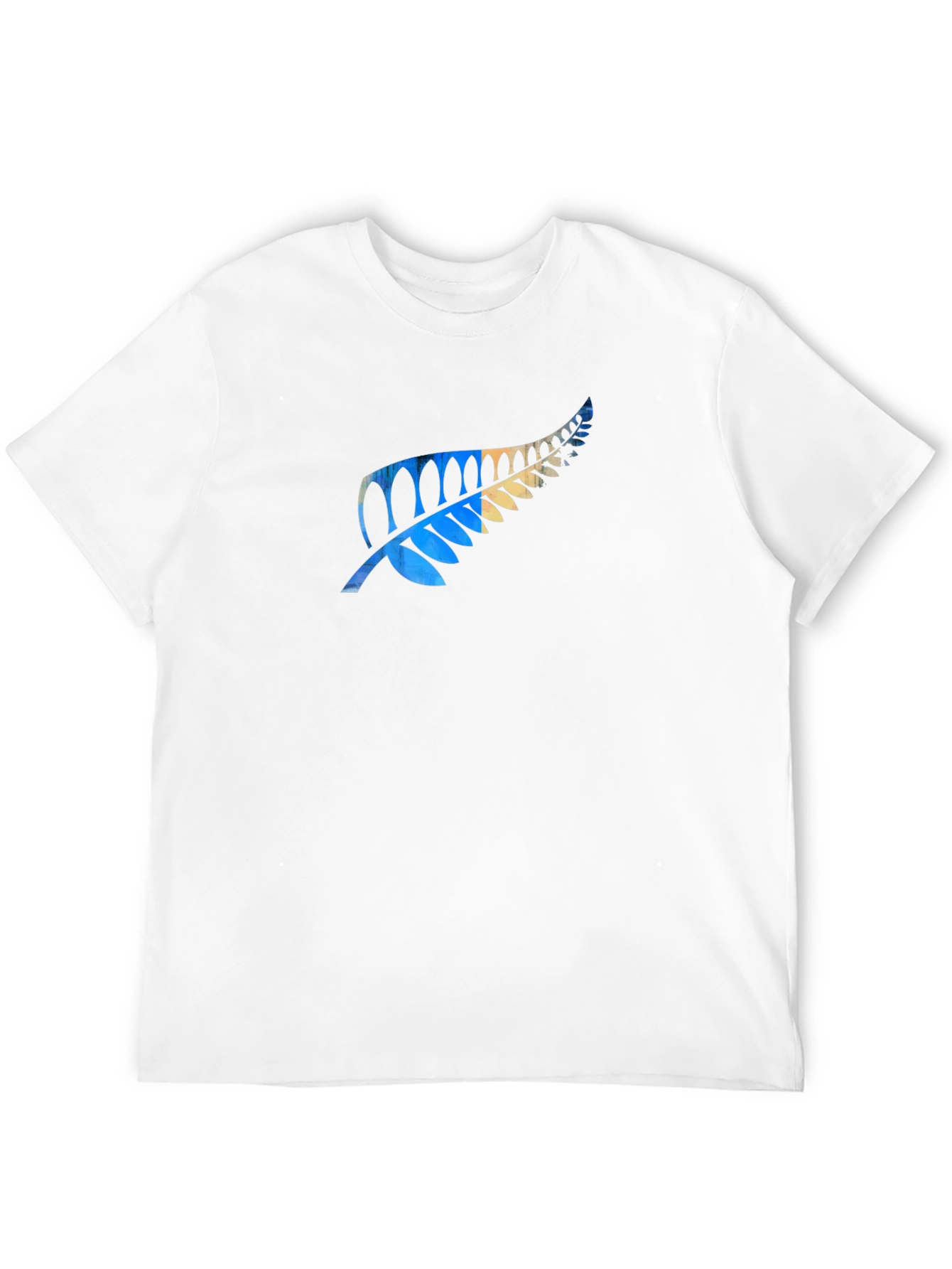 Fern Print Black T-Shirt