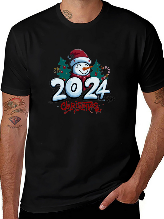 Christmas 2024 Snowman T-Shirt