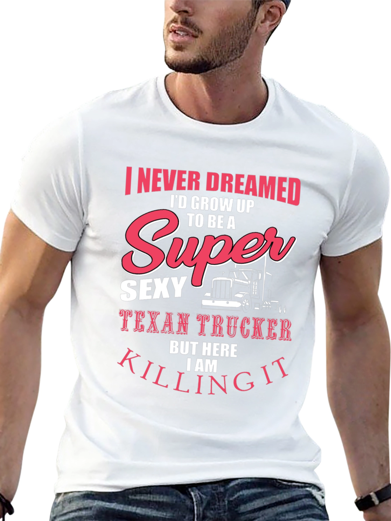 Sexy Texan Trucker T-Shirt - Funny Novelty Tee