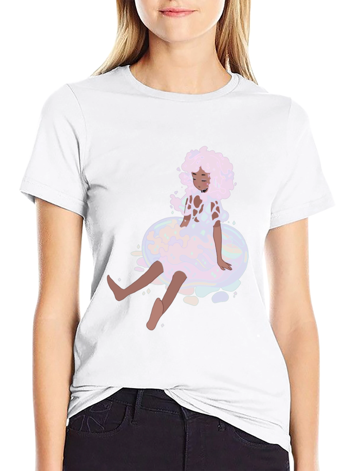 Unique Graphic Tee - Bubble Dream Design