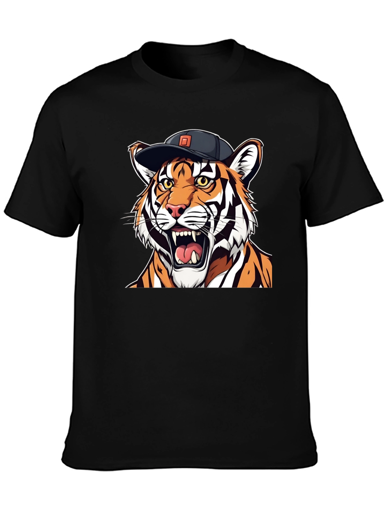 Tiger Graphic Tee - Cool Animal Print Shirt