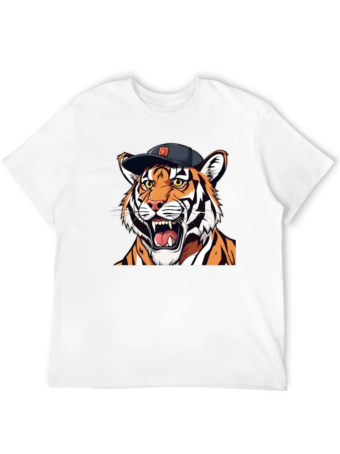 Tiger Graphic Tee - Cool Animal Print Shirt