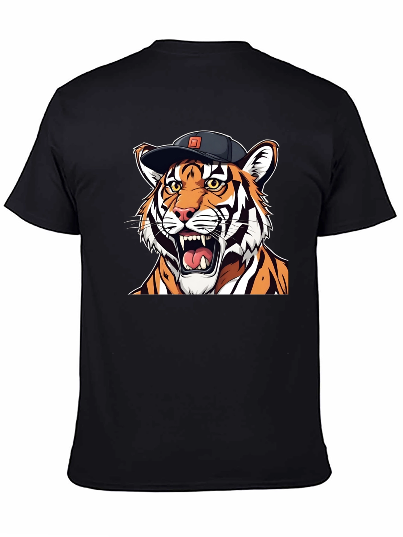 Tiger Graphic Tee - Cool Animal Print Shirt