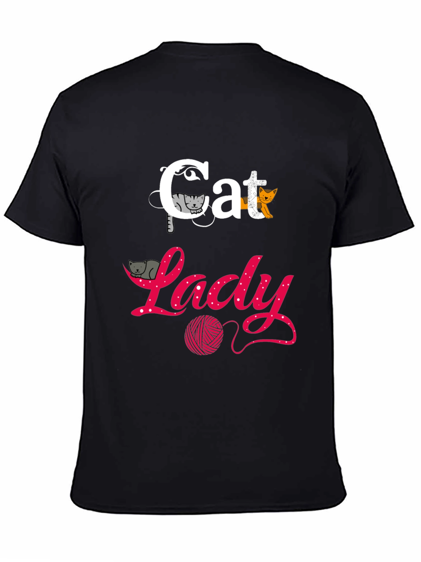 Cat Lady T-Shirt - Fun Graphic Tee