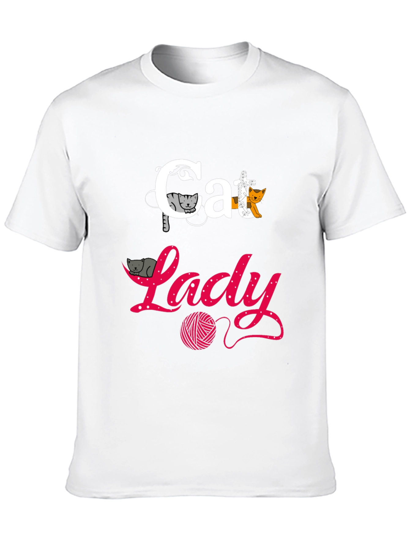 Cat Lady T-Shirt - Fun Graphic Tee