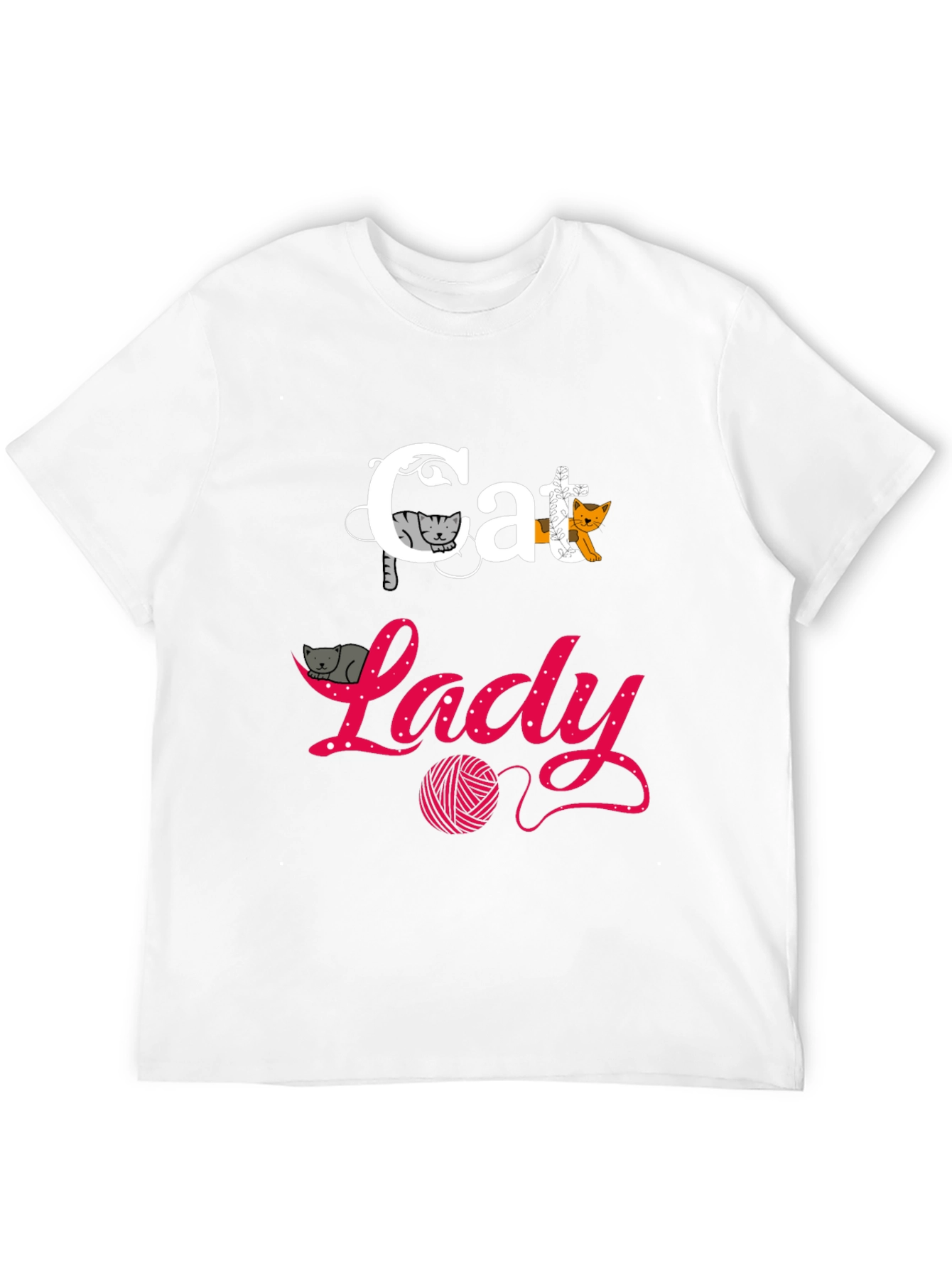 Cat Lady T-Shirt - Fun Graphic Tee