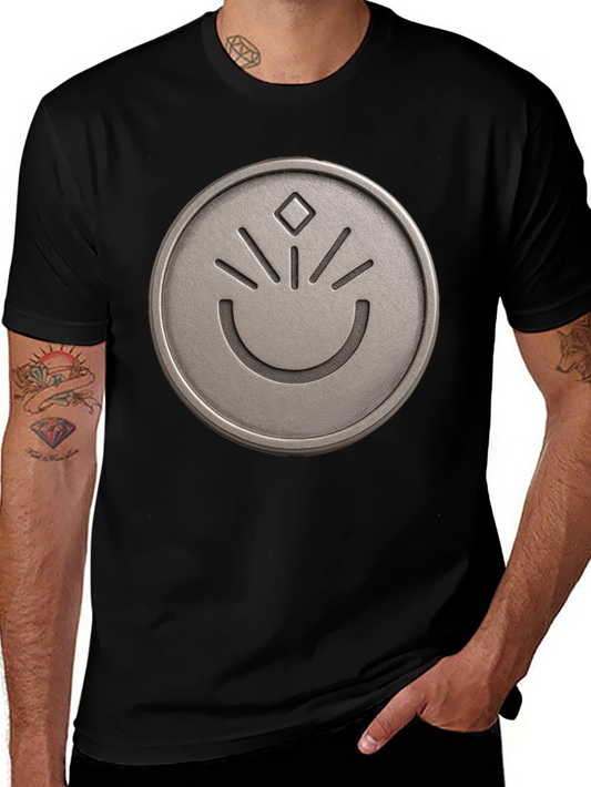 Graphic Tee - Circle Emblem Design