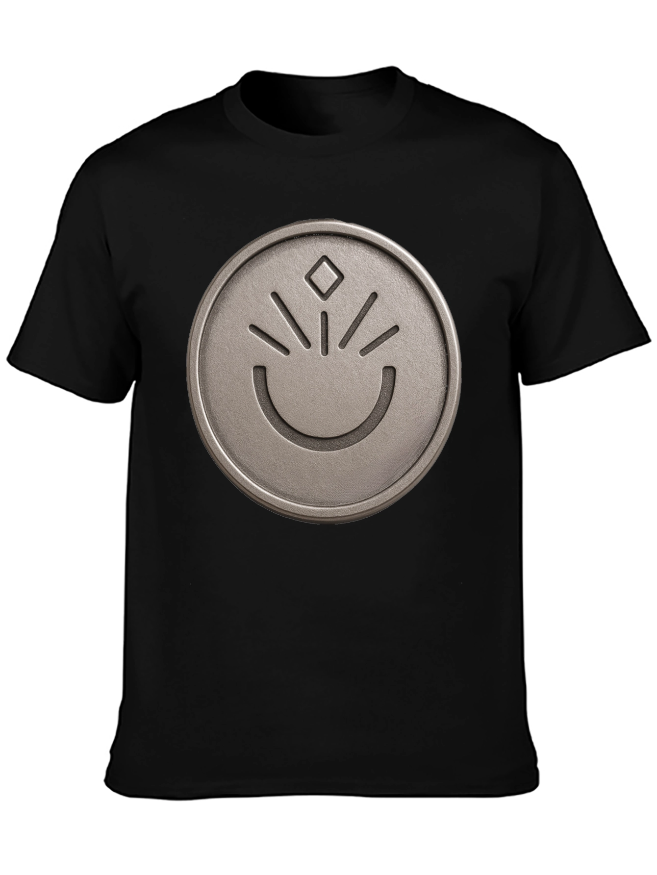 Graphic Tee - Circle Emblem Design