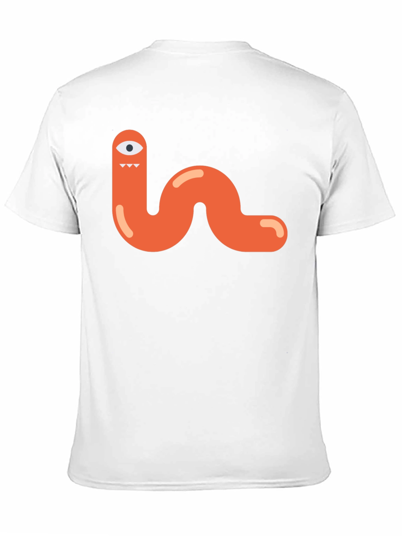 Funky Monster Worm Graphic Tee - Black