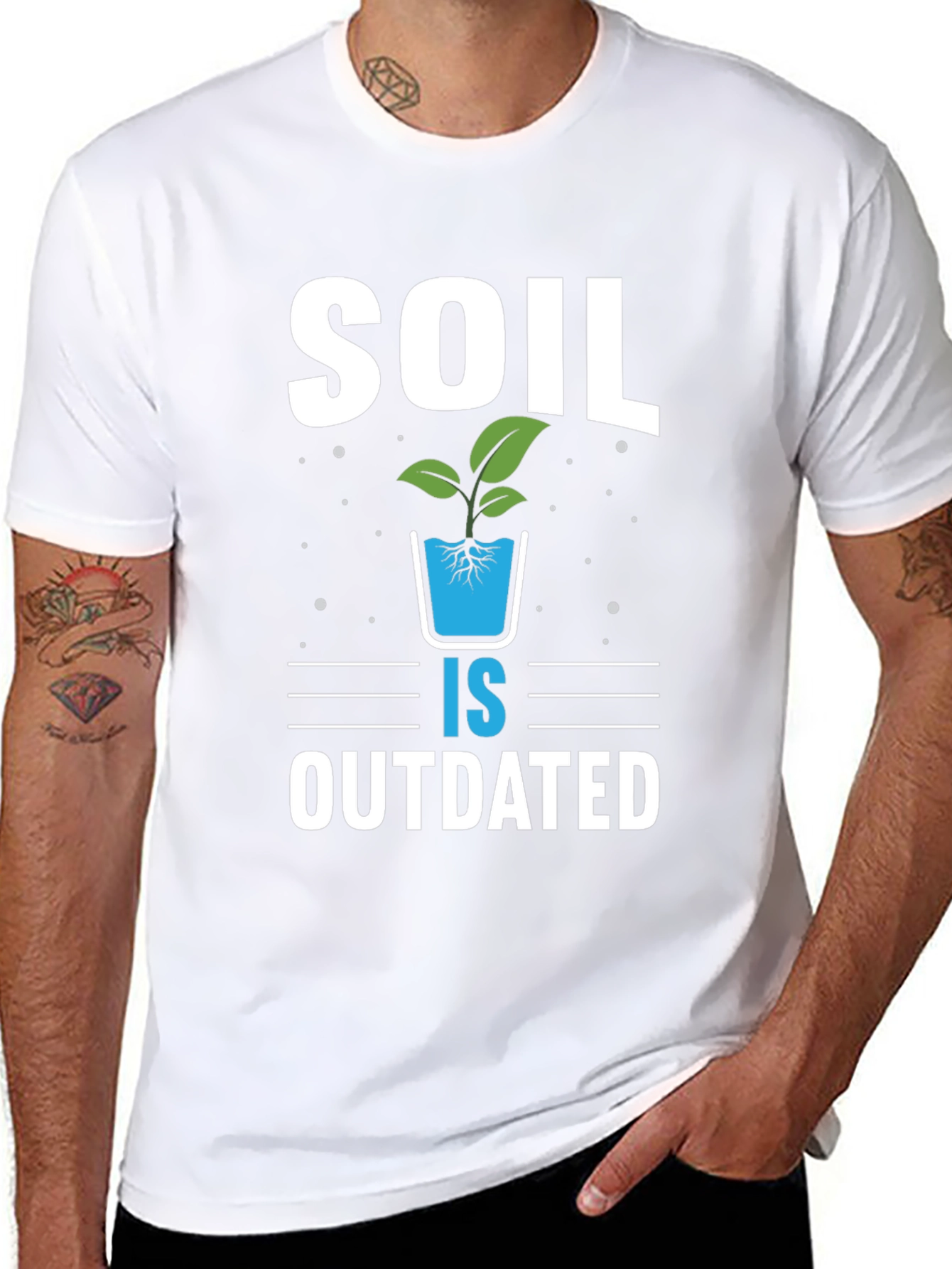 Soil is Outdated Hydroponics T-Shirt