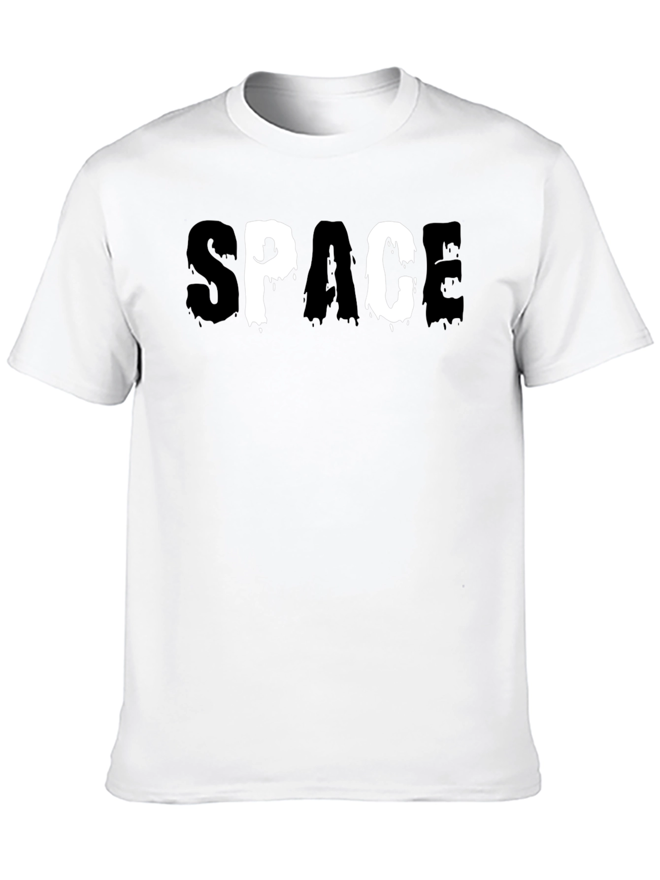 Space Graphic T-Shirt - Cool Black Tee