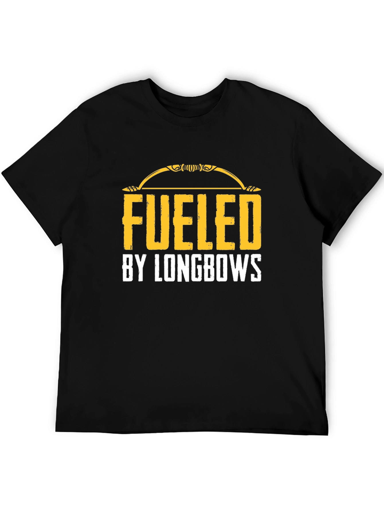 Fueled by Longbows Black T-Shirt Archery