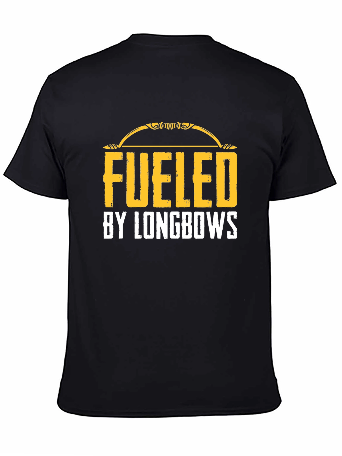 Fueled by Longbows Black T-Shirt Archery