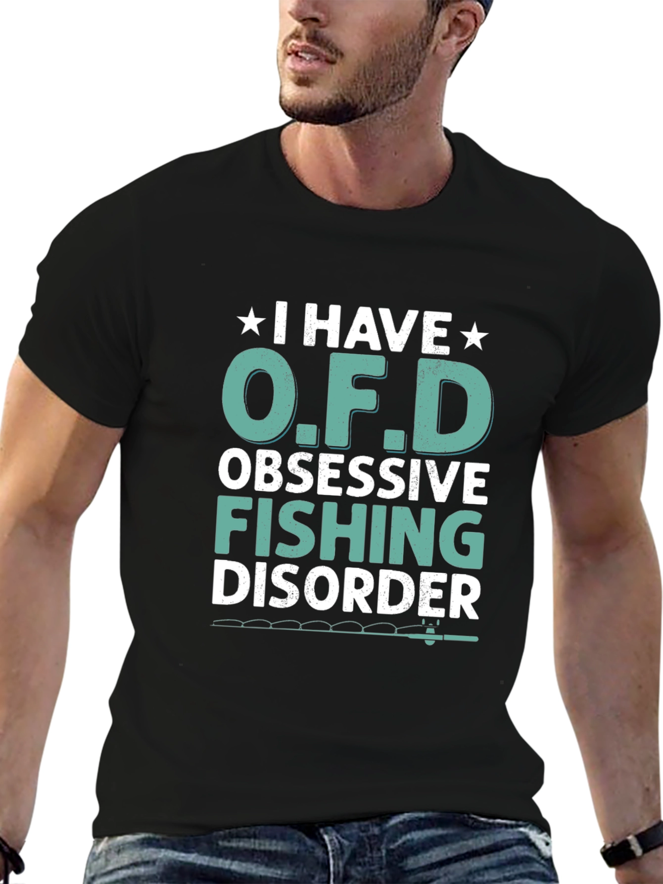 Obsessive Fishing Disorder T-Shirt - Angler Gift